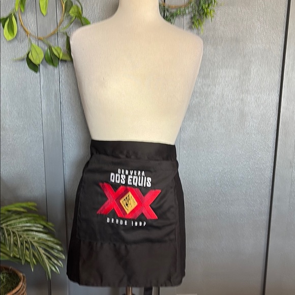 Dos Equis Black Apron with Red Logo - Picture 1 of 3